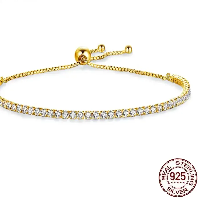 Authentic Charm of Endless Harmony - Celestial Tennis Bracelet