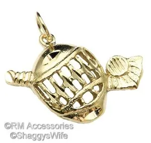 Authentic The Guardian of the Rink Gold-Plated Hockey Mask Talisman