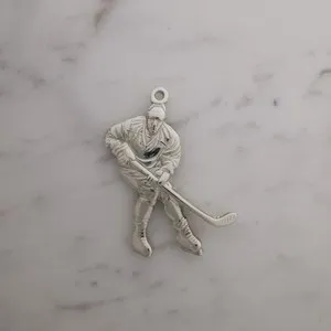 Authentic The Glacial Triumph Gold-Plated Ice Hockey Talisman