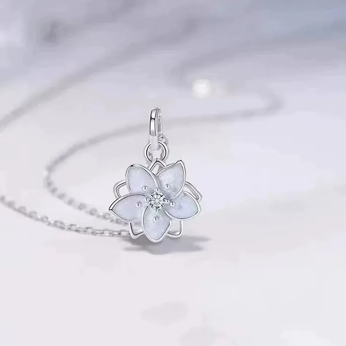 Authentic Celestial Jasmine Drop: Enchanting Radiance Necklace