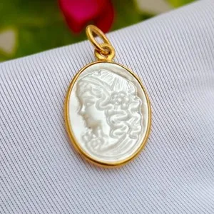 Authentic Celestial Tide: The Aqua Chalcedony Veil Pendant