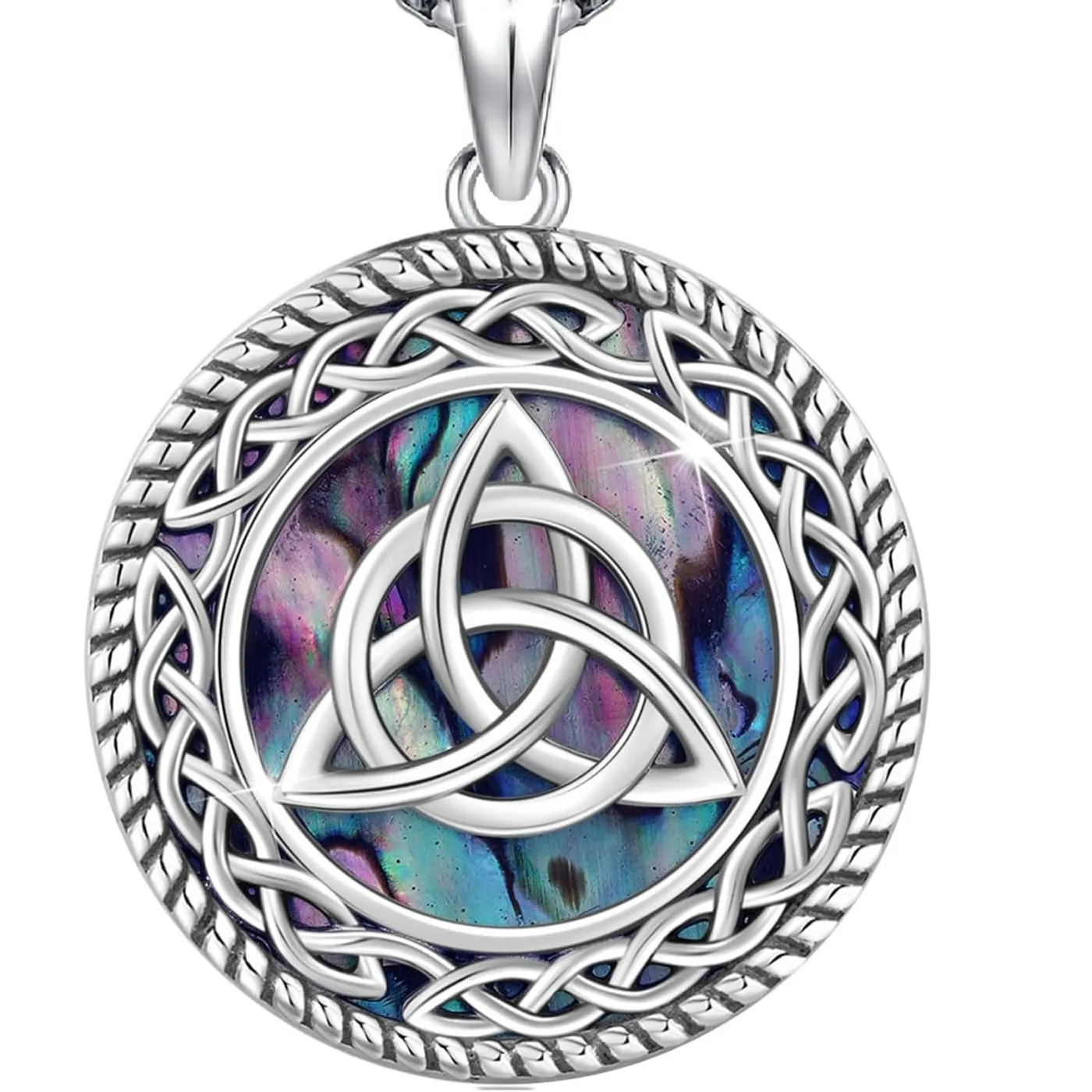 Authentic Eternal Trinity Celtic Knot Amulet – 925 Silver Sacred Symbol