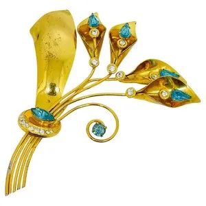 Authentic Majestic Blooming Protection - Sterling Silver Vermeil Floraison