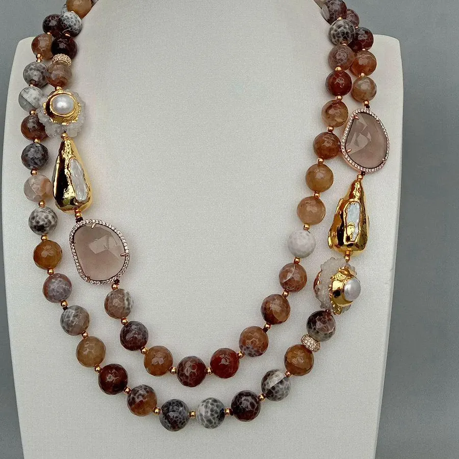 Authentic The Earthen Ember Dual-Strand Sacred Choker