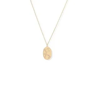 Authentic Celestial Aquarius Constellation Talisman in Radiant Gold