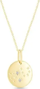 Authentic Virgo Celestial Alignment Gold-Plated Pendulum