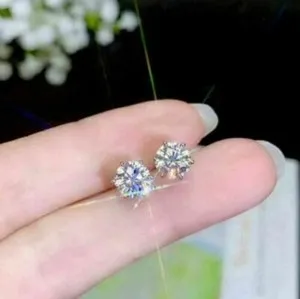 Authentic Celestial Radiance Lab-Created Diamond Solitaire Studs