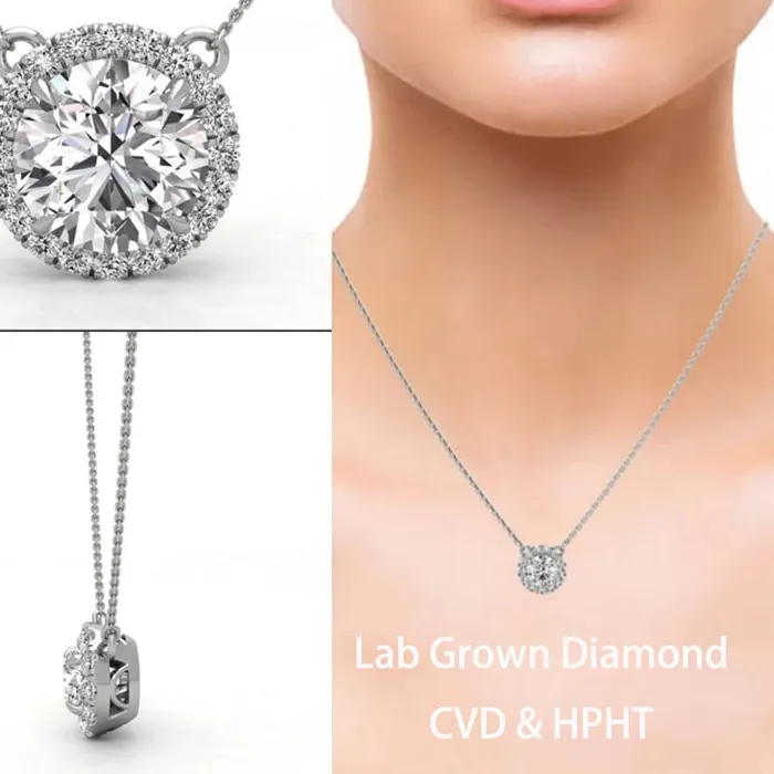 Authentic Celestial Diamond Talisman Pendant Necklace