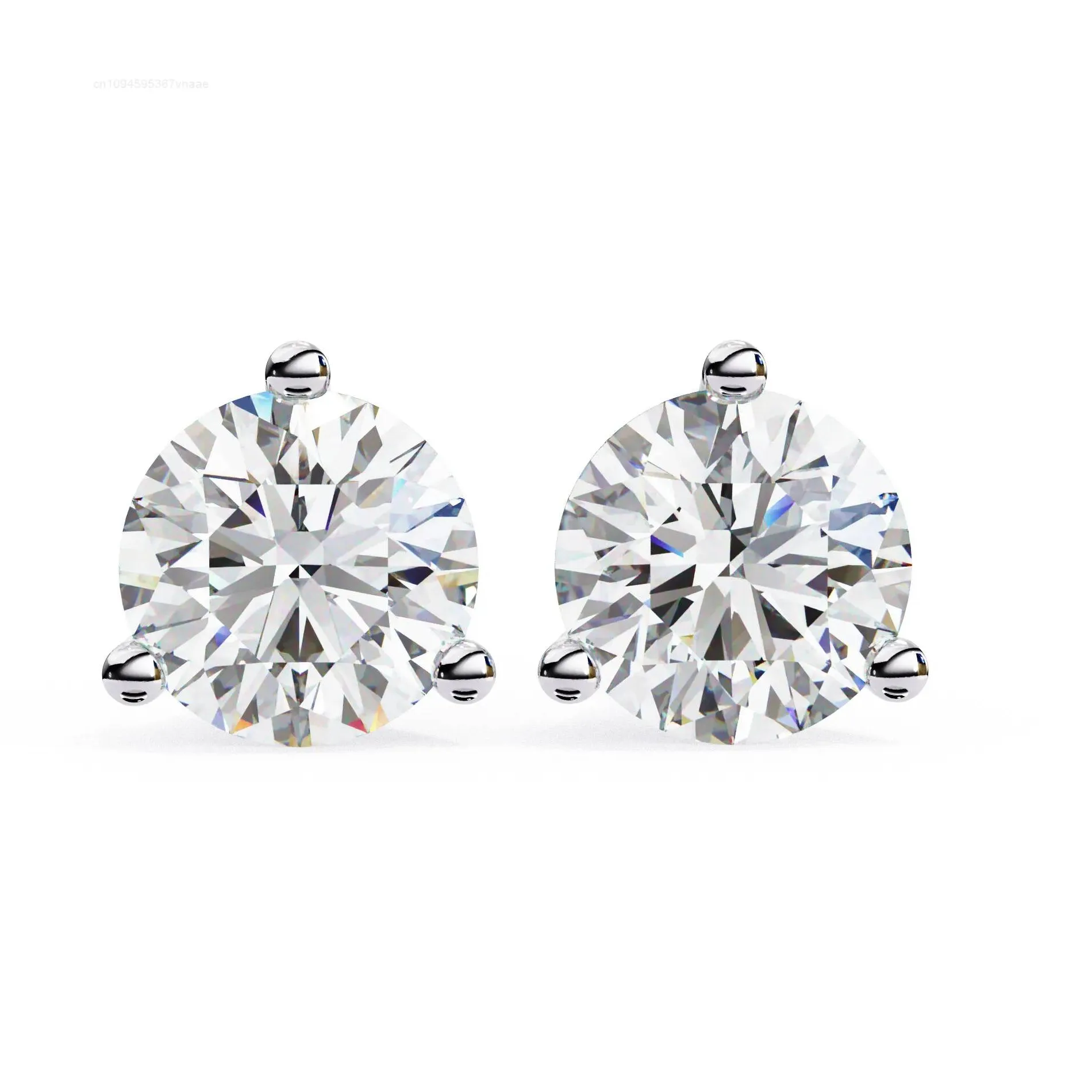 Authentic Celestial Radiance: The Eternal Moissanite Trinities