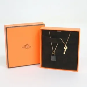 Authentic The Hermes Gilded Cipher Padlock and Horn Talisman