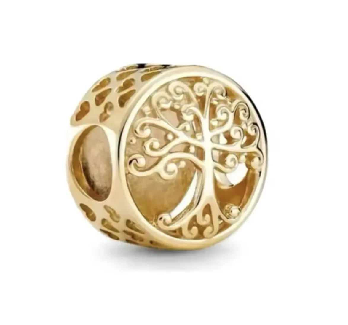 Authentic The Eternal Roots Gold-Plated Family Legacy Charm