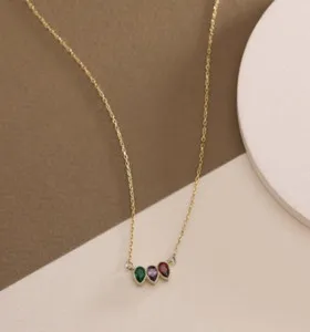 Authentic Celestial Trinity: The Amethyst, Emerald, and Ruby Radiant Amulet