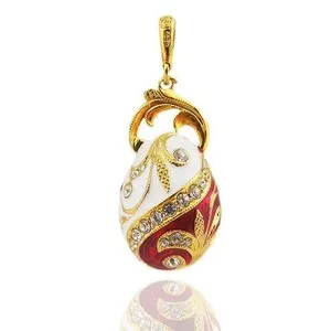 Authentic Celestial Egg of Radiant Gold – Enchanted 18k Plated Pendant