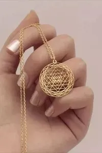 Authentic The Golden Blueprint of the Cosmos Sacred Geometry Talisman