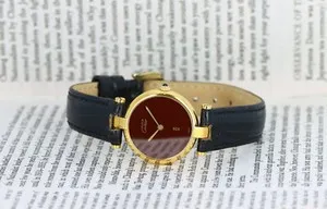Authentic The Cartier Must de Vermeil: A Tapestry of Crimson Time and Golden Radiance