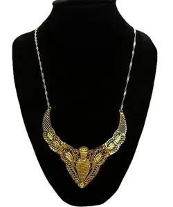 Authentic The Gilded Radiance of the Bollywood Lotus Necklace