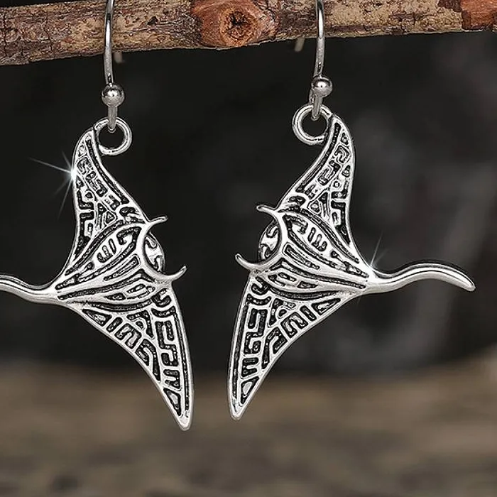 Authentic The Abyssal Ray Talisman Earrings