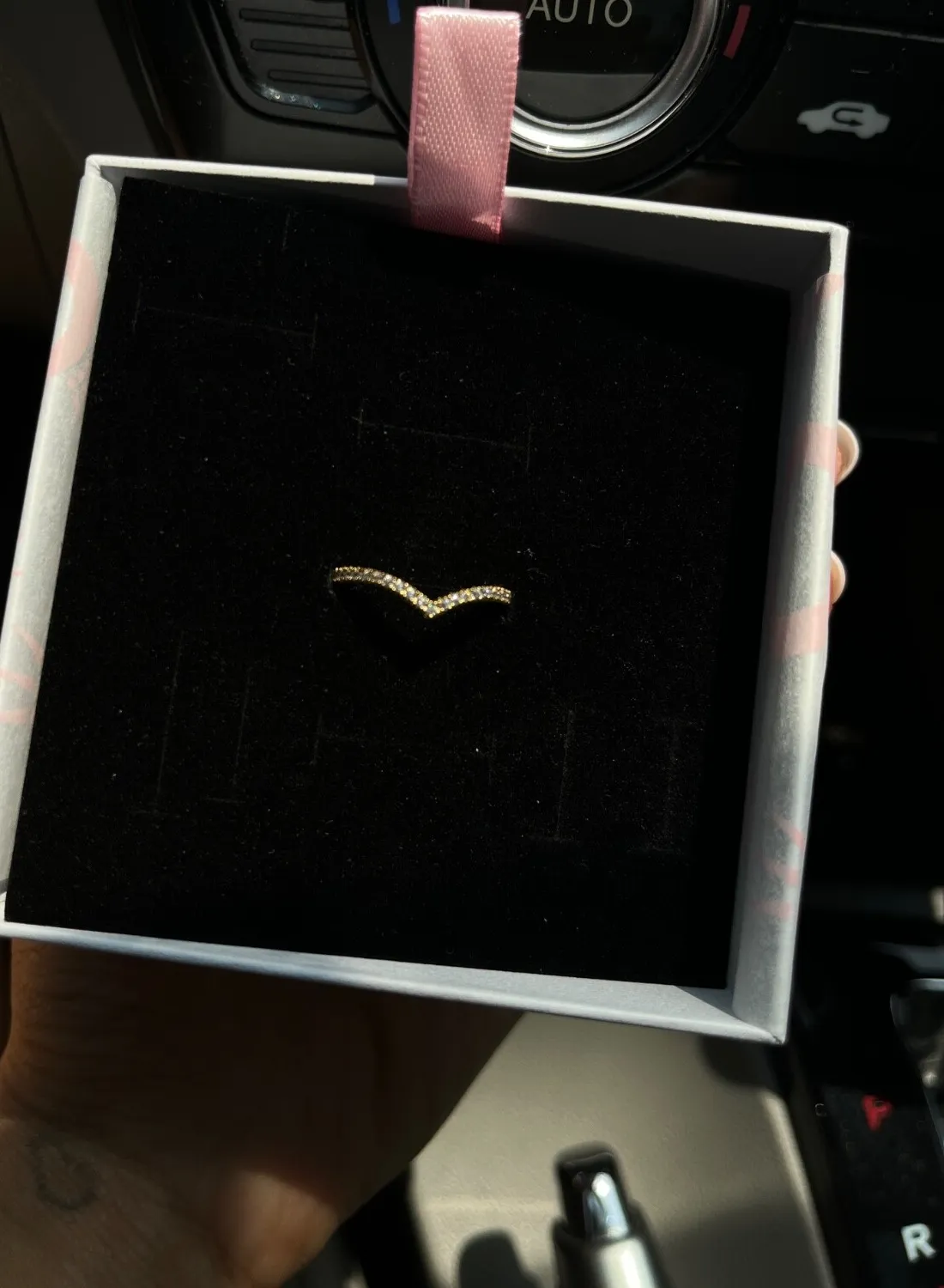 Authentic The Golden Wishbone of Destiny Ring