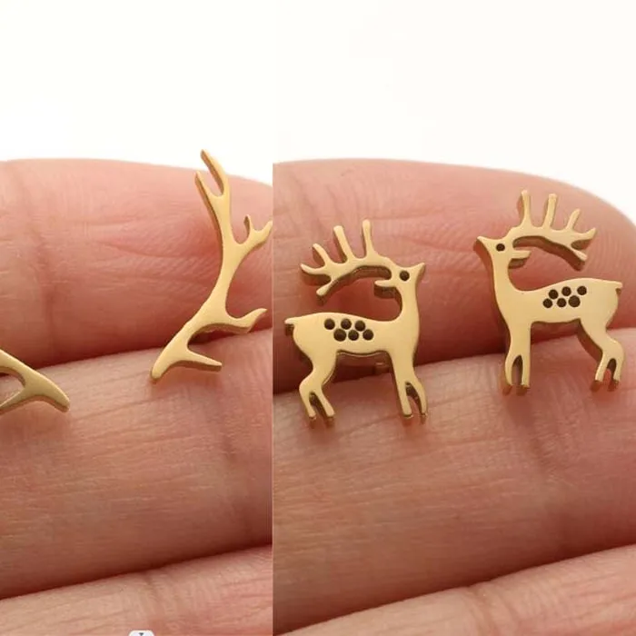 Authentic Antlers of the Winter Solstice Sacred Studs
