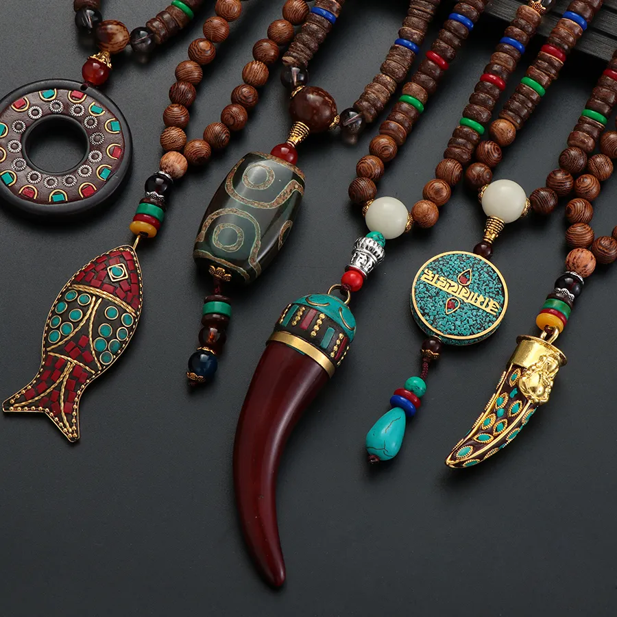 Authentic The Himalayan Guardian: Sacred Mala of the Flowing Spirit