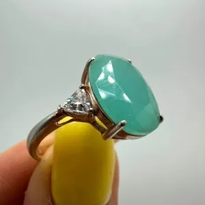 Authentic The Ethereal Tide: Gold-Plated Sterling Silver Statement Ring