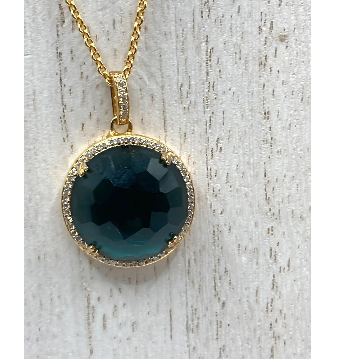 Authentic Whispers Of The Abyss Aqua Blue Celestial Necklace