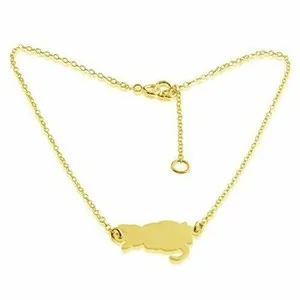 Authentic The Feline Guardian: Gilded Spirit Companion Anklet
