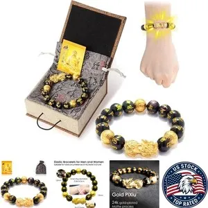 Authentic The Obsidian Sovereign: PiXiu Wealth and Protection Talisman