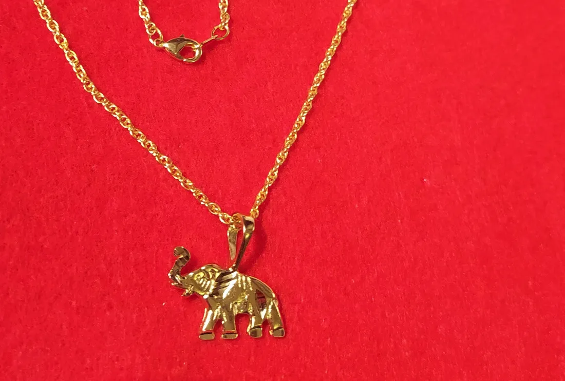 Authentic The Gilded Guardian: Celestial Elephant Wisdom Talisman