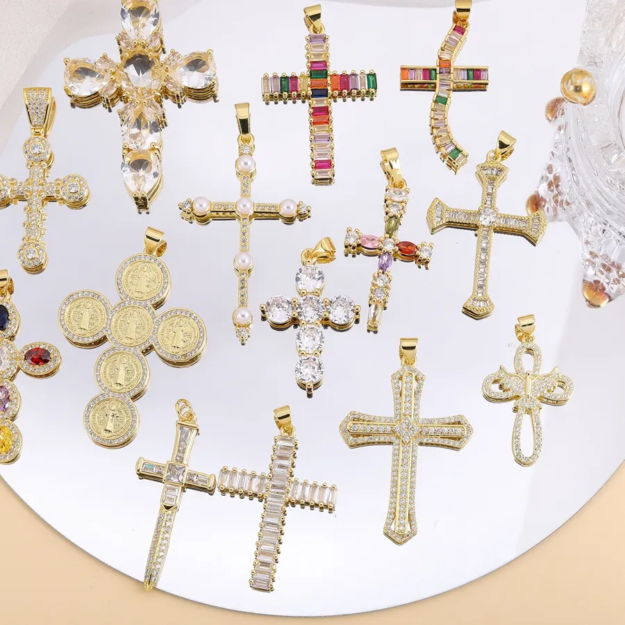 Authentic Sacred Devotion: Crystal Cross of Protection and Guidance