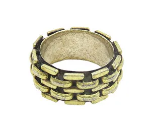 Authentic Golden Brick of Protection Ring: Shielding Love and Light