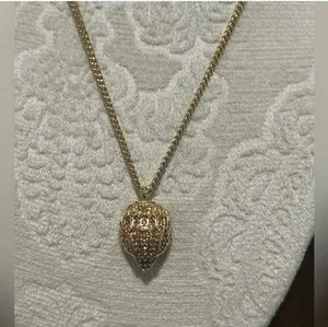 Authentic The Golden Aviator of the Prism: Kurt Geiger London Rainbow Pave Eagle Pendant