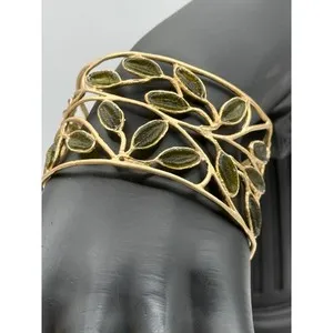 Authentic The Sage Sanctum: 18K Gold-Plated Cuff of Ancient Wisdom