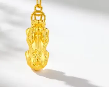 Authentic Golden Pixiu Guardian: Amulet of Boundless Fortune