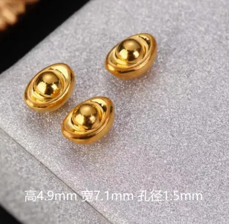 Authentic The Golden Yuanbao: A Vessel of Eternal Prosperity