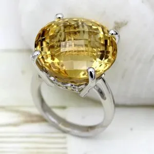 Authentic The Golden Sunfire Citrine Talisman in Sterling Silver