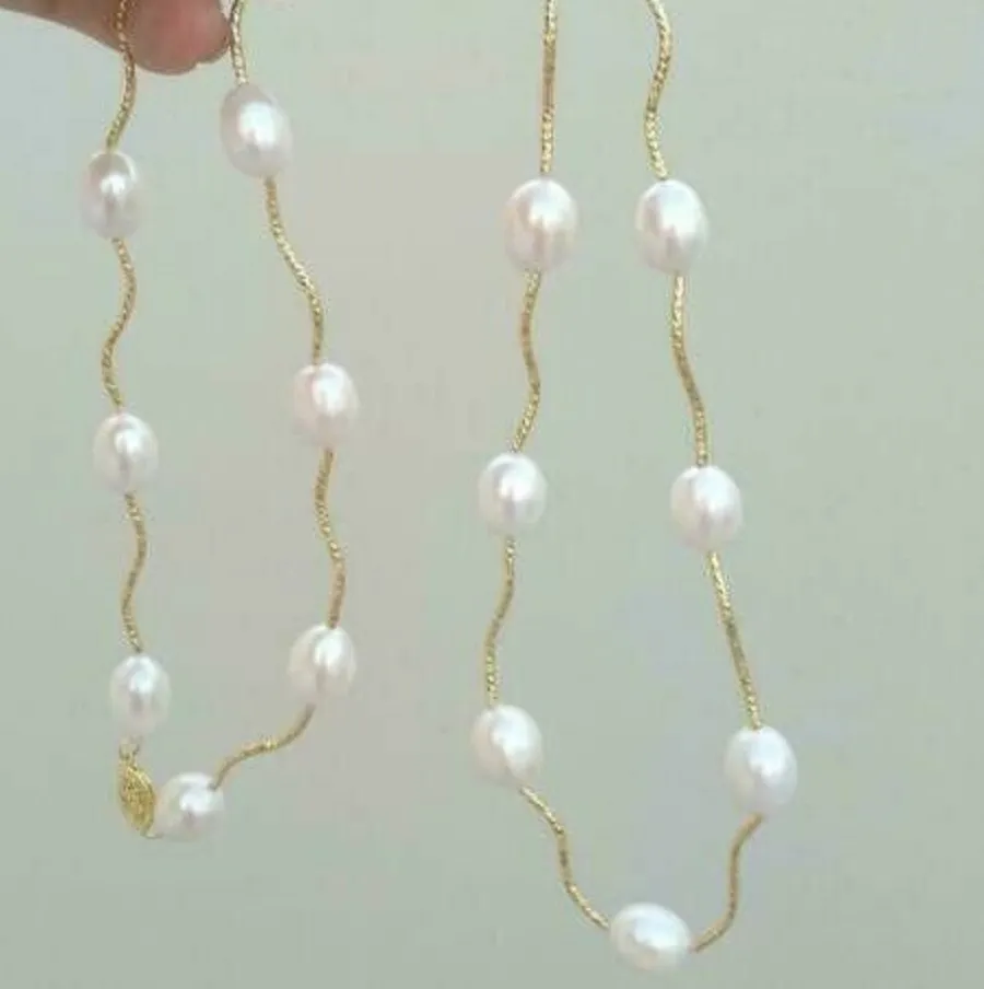 Authentic The Luminescent Sea: 35-Inch Natural Japanese Akoya and South Sea Pearl Talisman