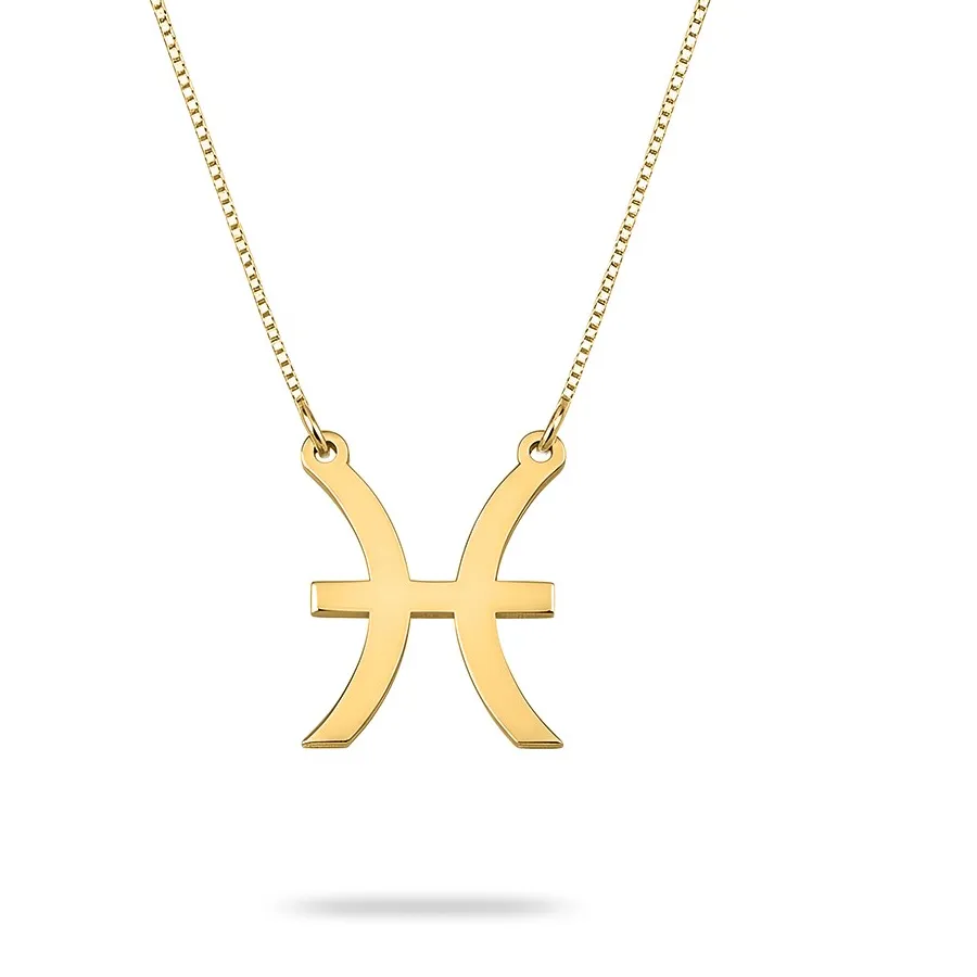 Authentic Pisces Necklace personalized custom gift handmade