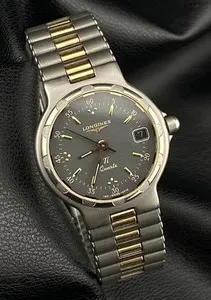 Authentic Conquest of Timeless Elegance: Titanium Gold Plated Date Dial Charm