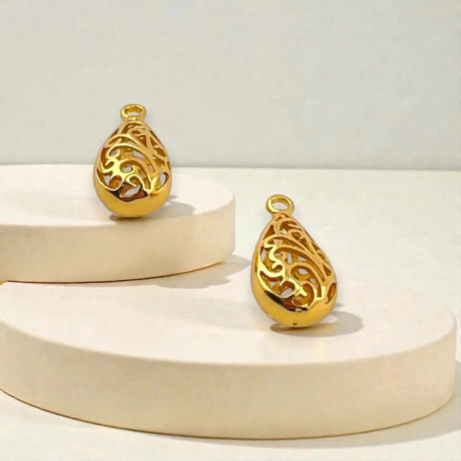 Authentic The Sacred Tear A Filigree Drop Of Golden Light