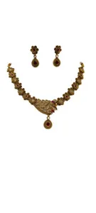 Authentic Celestial Union: Gold‑Plated 1‑Gram Antique Necklace Talisman