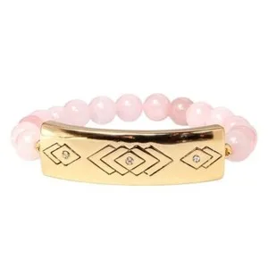 Authentic The Rose Quartz Sanctuary Flare Bracelet