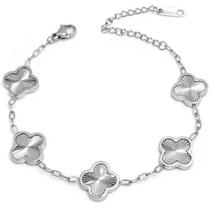 Authentic Amulet of Verdant Fortune: Golden Clover Bracelet