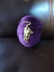 Authentic The Guardian of Curiosities: Gilded Feline Talisman