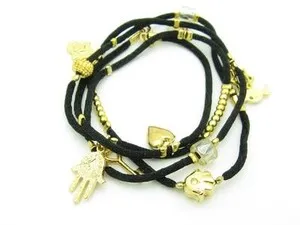 Authentic Ward off adversity with the divine Hand of God charm, wrapped in 18k Yellow Gold Plating
