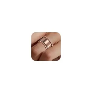 Authentic Celestial Orbits: Dual Gold-Plated Sacred Stacking Rings