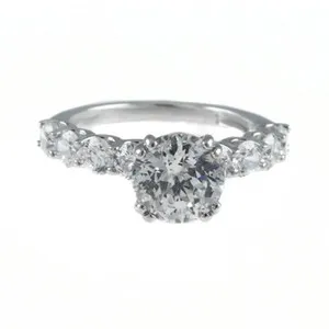 Authentic Eternal Bond: A Celestial Solitaire of Golden Promise