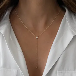 Authentic Celestial Flow Gold Lariat: A Conduit of Ethereal Grace