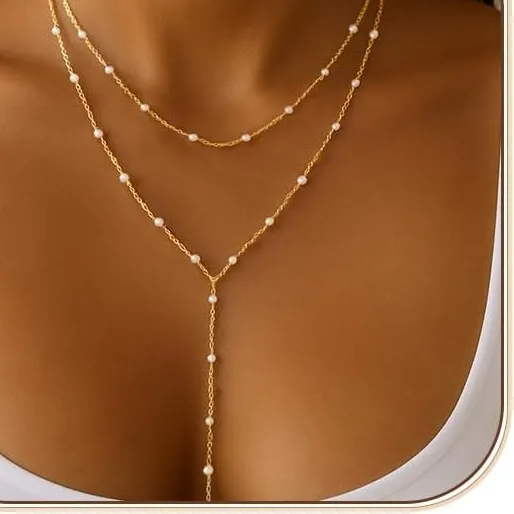 Authentic Celestial Y-Path Lariat - 14k Gold Plated Destiny and Alignment Amulet