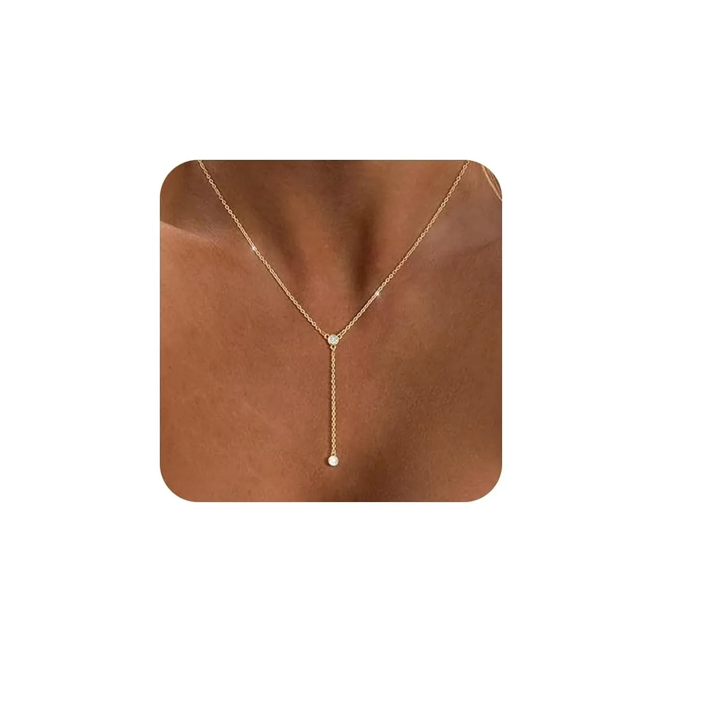 Authentic The Golden Thread of Venus Lariat Necklace